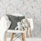 RoomMates Light Gray Spring Forest Pals Peel & Stick Wallpaper